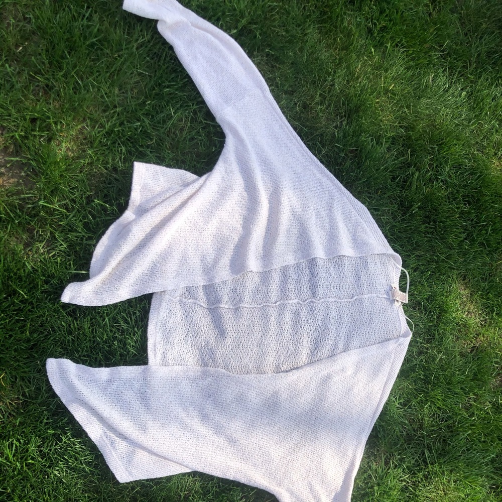 Cream colored cardigan